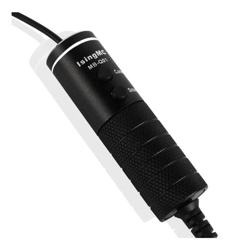 Lavalier Mini Micrófono Condensador De Solapa Mb-q01 Color Negro