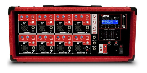 Consola Mixer Potenciada Novik Nvk 8500bt