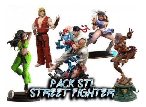 Super Pack Street Fighter Arquivos Stl Impressora 3d