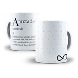 Caneca Amigas Best Friends  A Amizade  + Caixinha Mod:2