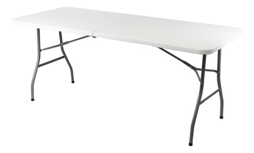 Mesa Plegable Hogar Color Blanco 1.80 Metro