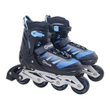 Patines En Linea Hook Fitness Power X Blu Regulables Abec-5