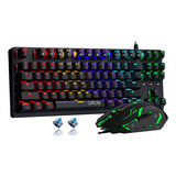 Compatible Con Xbox - Mechanical Gaming Keyboard And Mouse .