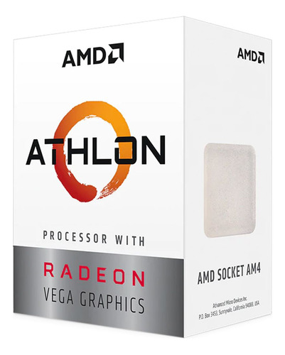 Micro Procesador Cpu Amd Athlon 3000g 3.5ghz Am4