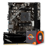 Kit Upgrade Gamer Amd Ryzen 5 4600g + Placa Mãe + 16gb Ddr4