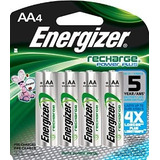 Baterías Energizer Power Plus Nimh Aa Recargables 4-count (2