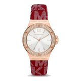 Reloj Michael Kors Mk7308 Lennox Color Rojo E-watch