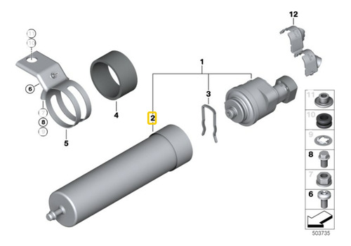 Filtro Combustible Para Bmw Serie 5 F11 Lci 520dx N47n Foto 2
