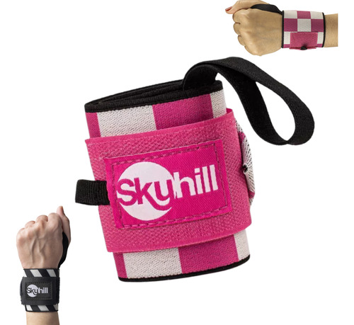 Munhequeira Skyhill Elástica Pulso Lpo Cross - Várias Cores