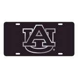 Auburn Tigers - Placa De Matrícula Negra Cortada Con Láser