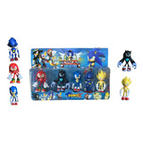 Kit Sonic 5 Bonecos Sonic Conjunto Action Figure - Oferta