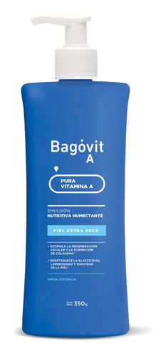 Bagovit A Emulsion Nutritiva Ultra Humectante 350 Gr