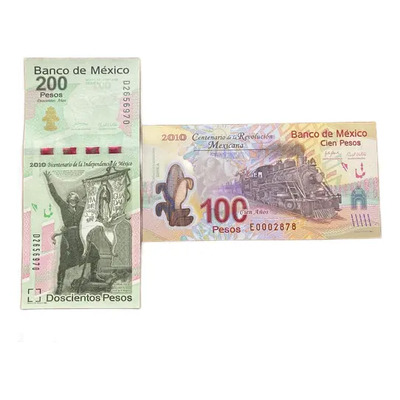 Par Billetes Centenario Y Bicentenario 2010. Sin Circular. | Meses sin interés
