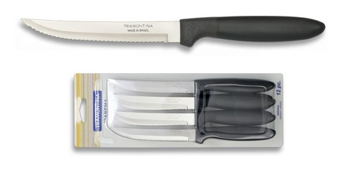 Cuchillo Tramontina Ipanema Negro X 12 Unidades