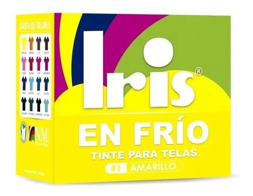 Tinte En Frío Iris Amarillo - Unidad a $21900