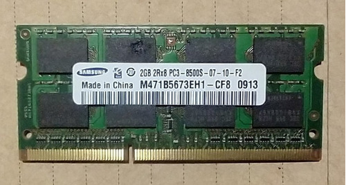 Memoria Ram Samsung 2 Gb