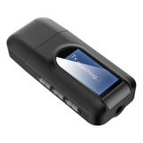 Receptor De Audio Usb, Transmisor Bluetooth 5.0, Pantalla Lc