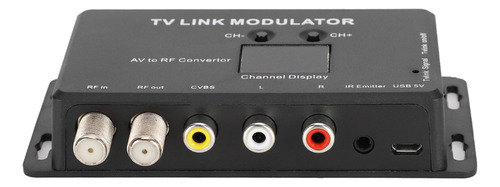 Tm70 Uhf Tv Link Modulador Av Para Rf Converter Ir Extender