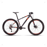 Bicicleta 29 Sense Fun Evo 2023 Cabeamento Interno 2x9v Cor Cinza Grafite Vermelho Tamanho Do Quadro S