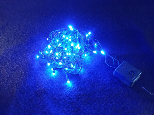 Luces Navidad Lineal Serie 60 Led Azul