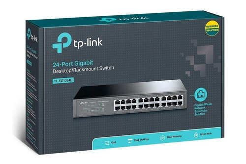 Switch Tp-link 24 Puertos Gigabit Escritorio/rack Tl-sg1024d