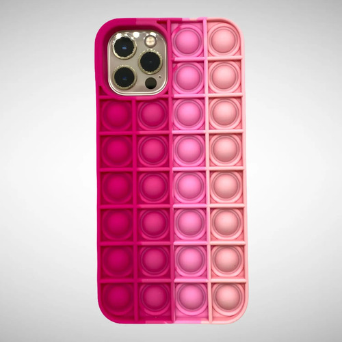 Funda Pop It Para iPhone De Silicon Varios Modelos Y Colores
