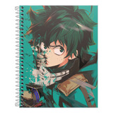 Caderno Boku No Hero 1 Matéria Capa Dura 96fls