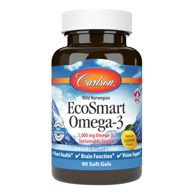 Omega-3 Ecosmart Fuente Sostenible Para Salud Corazón Cerebr Sabor | Envío gratis