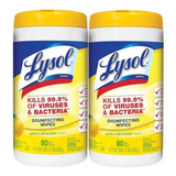Toallitas Desinfectante Lysol Pack 2pza 