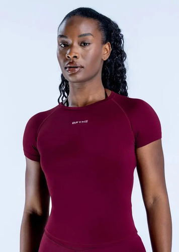 Camiseta Dfyne Impact Manga Corta, Elástica Y Sin Wv