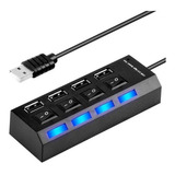 Hub 4 Puertos Multi Usb 2.0 Indicador Luz /03-tl232