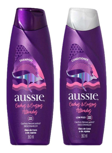 Kit Aussie Cachos E Crespos Shampoo + Condicionador 360ml
