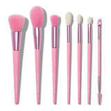 Morphe Set 7 Brochas + Estuche + Originales Color Rosa