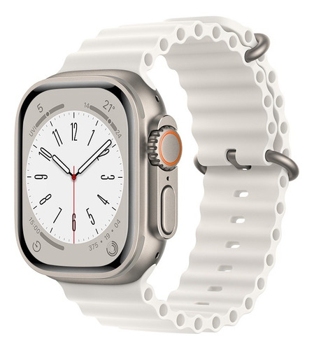 Relógio Smartwatch Iwo 8 Ultra Branco Novo