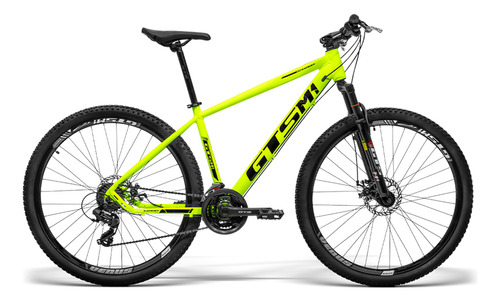 Bicicleta Aro 29 Gts Câmbios Shimano E Suspensão 24v Expert Cor Amarelo Tamanho Do Quadro 17