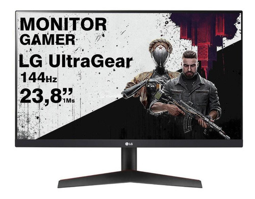 Monitor Gamer 144hz 1ms LG Ultragear Fhd 23,8 Hdr Freesync