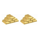 Beistle 57495 Foil Gold Bar Favor Boxes