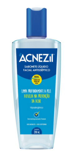 Acnezil Sabonete Líquido Facial 200ml - Cimed