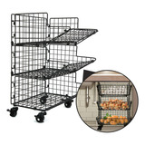 Cesta Organizadora De Cocina De 3 Niveles Para Almacenamient