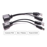 Cable Poe Inyector Rj45 Ethernet + 12v Para Camaras Ip Cctv