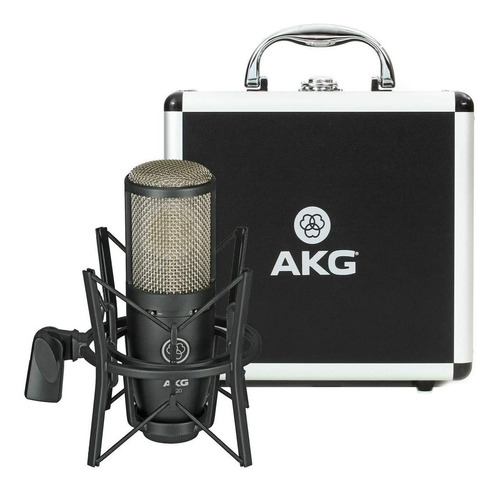 Micrófono Akg P220 Condensador Cardioide Negro