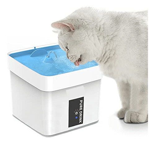 Bebedouro Fonte Água Sensor Automático 1,5 L Pet Gato Cães