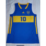 Camiseta Boca Juniors Basket adidas 2022/2023 #10 Maradona 