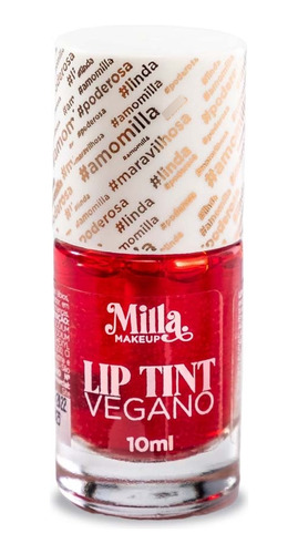 Liptint Batom Liquido Blush Vegano Tutti Frutti Milla Makeup