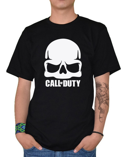 Playera Hombre Call Of Duty Craneo Mod-1