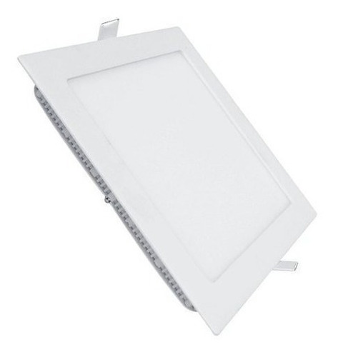 Spot Panel Led Plafón 4w Potencia Real! Redondo/cuadrado Embutir En Pilar Aluminio Blanco Calidad Premium