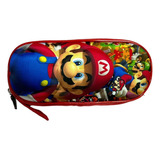 Cartuchera Escolar Estuche 2 Cierres Super Mario Bros Cabeza