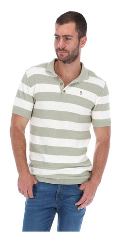 Playera Polo Porto Blanco Hombre Algodón