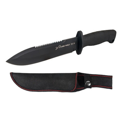 Cuchillo Tactico Militar De Acero Con Funda Negro Lion Tools | MercadoLibre