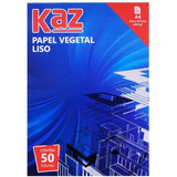 Papel Vegetal A4 63g 50 Fls  Kaz 210mmx297mm